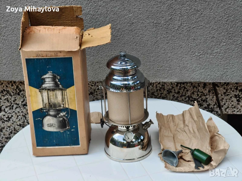 Продавам колекционерска петромакс лампа HASEG ​, снимка 1