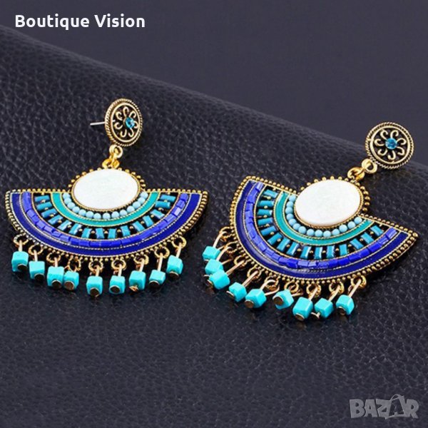 Ново! Обеци с камъни, снимка 1