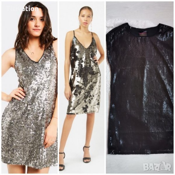 Рокли с пайети S, M, снимка 1