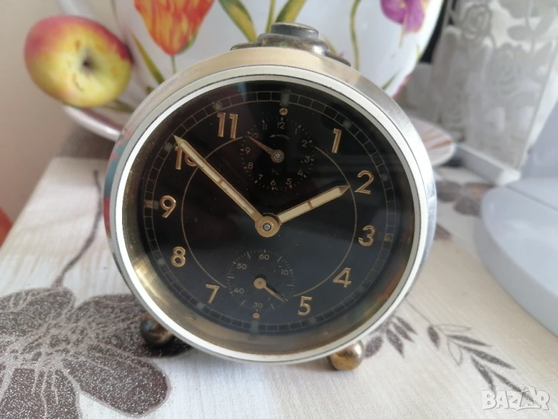 Ретро, немски часовник, будилник Junghans, снимка 1