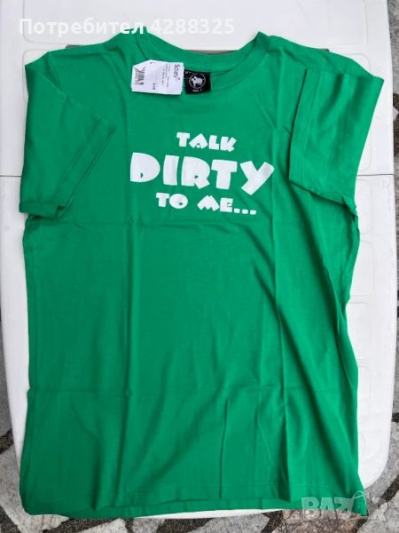 50% Намаление L D*GGY STYLE TSHIRT Talk Dirty to me, снимка 1
