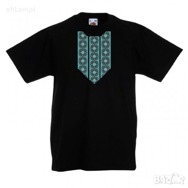 Детска тениска ШЕВИЦИ Шевица 1 синьо, снимка 1