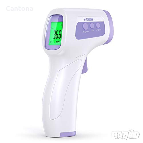 Професионален инфрачервен термометър, цифров термометър за чело за измерване на хора и предмети, снимка 1