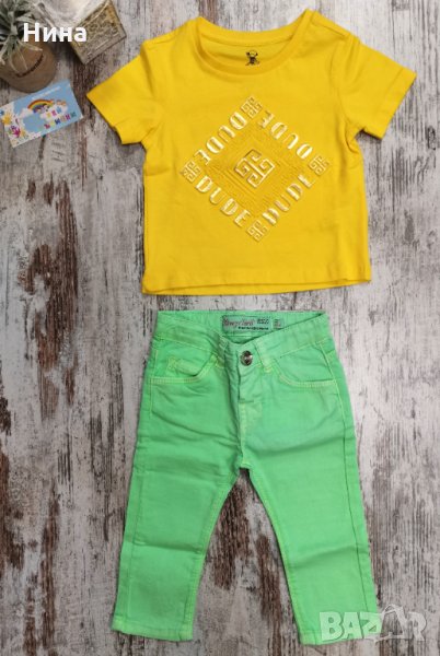 Златиста бебе тениска River island, снимка 1