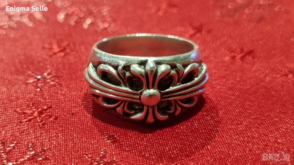 Chrome hearts сребърен пръстен , снимка 1