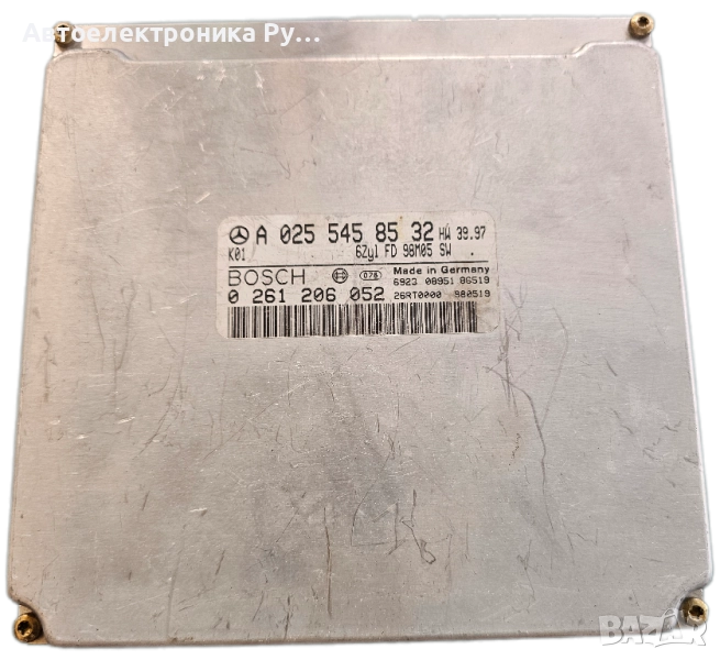 компютър MERCEDES W202 BOSCH 0 261 206 052, 0261206052, A 025 545 85 32, A0255458532 , снимка 1