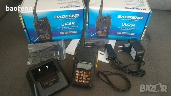 Нова Baofeng 6R 8W модел 2024 двубандова CTCSS, DCS PMR 136-174 400-520 От вносител, снимка 1
