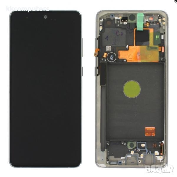 Съвместим LCD Дисплей за Samsung SM-N770F Note 10 Lite / GH82-22055A / Тъч скрийн / Черен / Баркод :, снимка 1