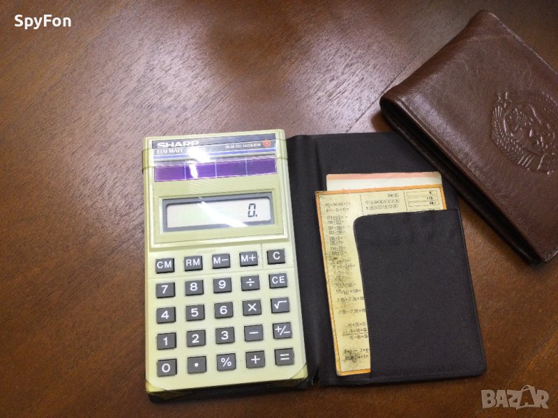 Ретро соларен калкулатор Sharp, снимка 1