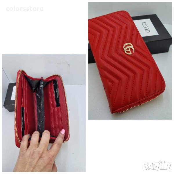 Червено портмоне Г-чи -VL4W, снимка 1