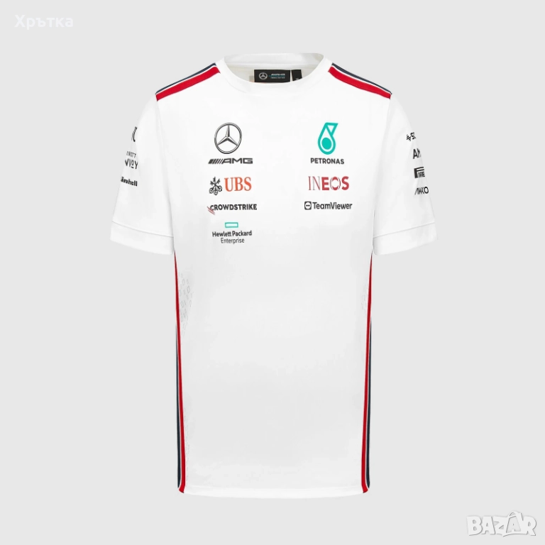Mercedes AMG F1 Team - Оригинална мъжка тениска размер L, снимка 1