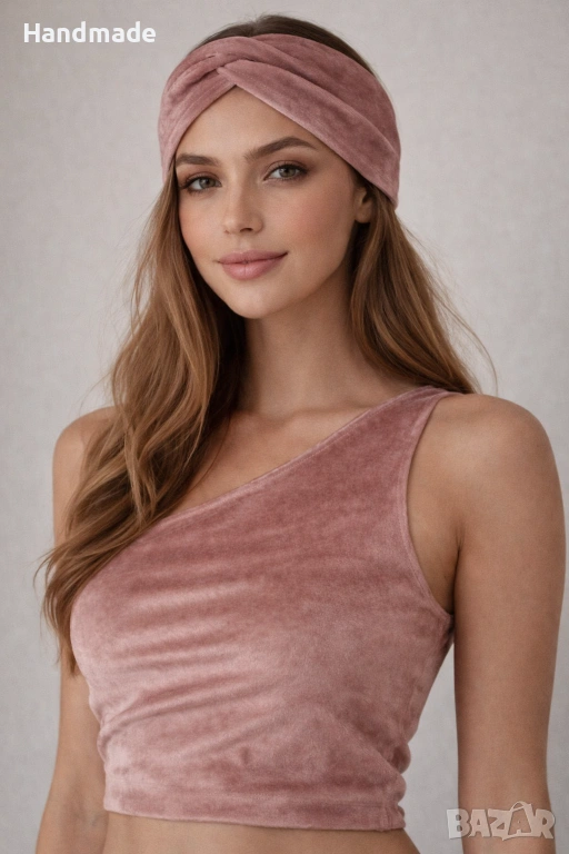 Нов топ, кадифе, S размер, снимка 1