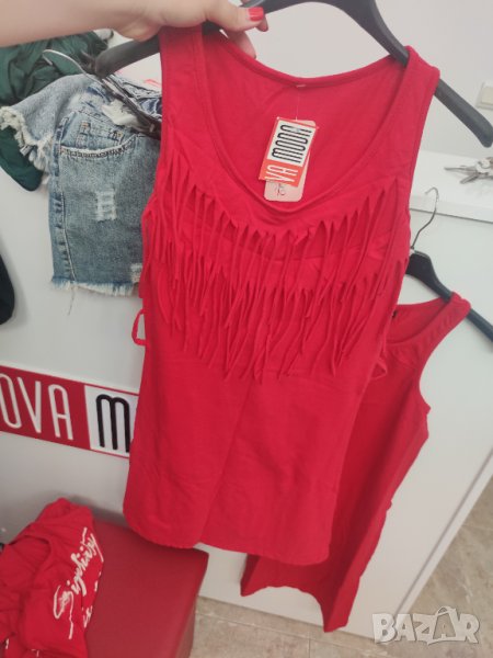 Червена рокличка ресни , снимка 1