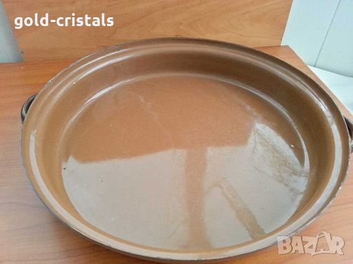 Емайлирана българска тава, снимка 1