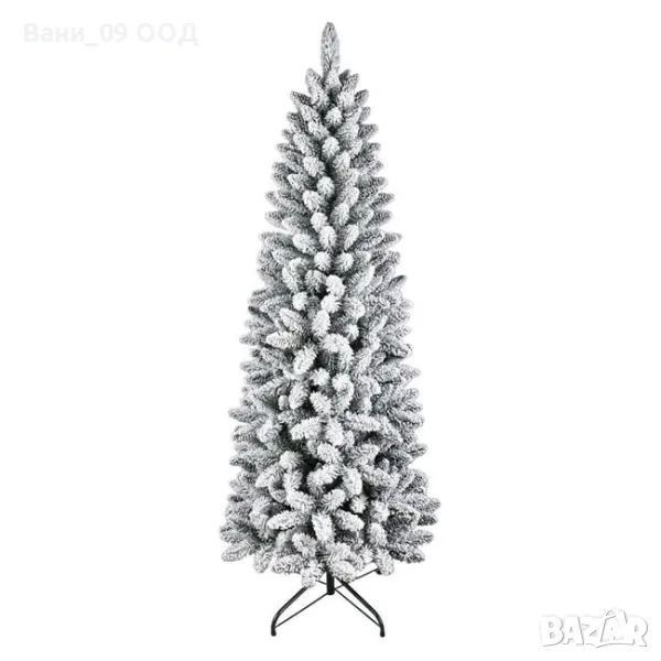 "Заснежена" коледна елха 180см, снимка 1