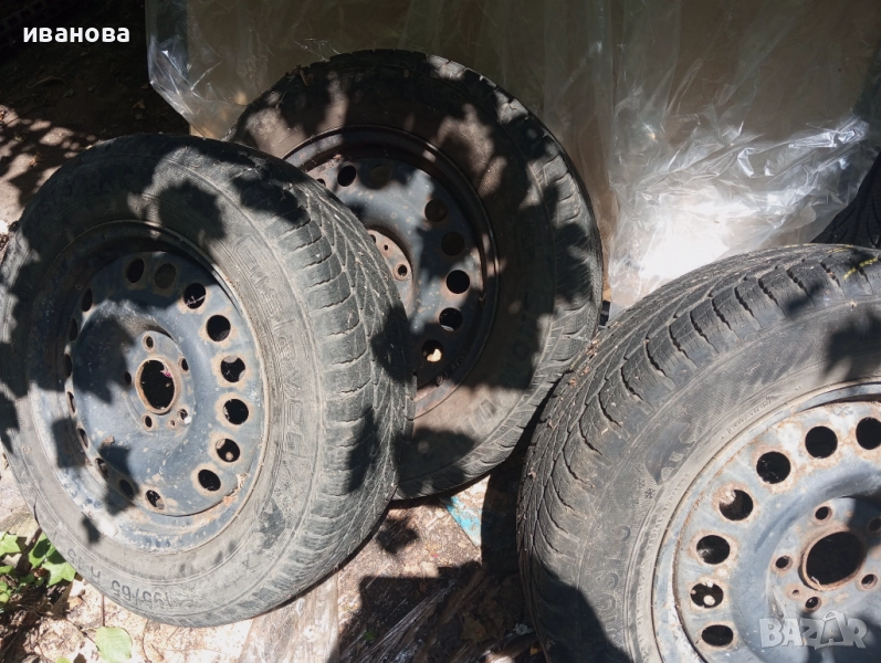 Джанти с гуми за Опел  за пет болта, снимка 1