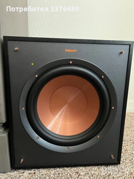Klipsch R-100SW Subwoofer / Субуфер, снимка 1