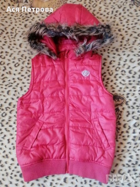 Ватиран елек с качулка р.138, снимка 1