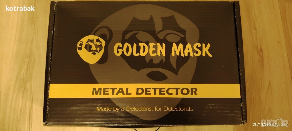 Металотърсач Golden Mask 4xtreme, 24, 28/33, слушалки, снимка 1