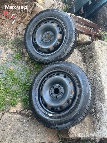 Гуми с джанти -5Х100,ЕТ-43,2броя за Skoda Roomster, снимка 1