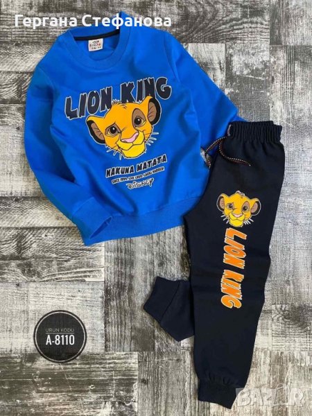 Комплект лъвче Размери-3/4г.4/5г.5/6г.7/8г.9/10г. Цена -28лв, снимка 1