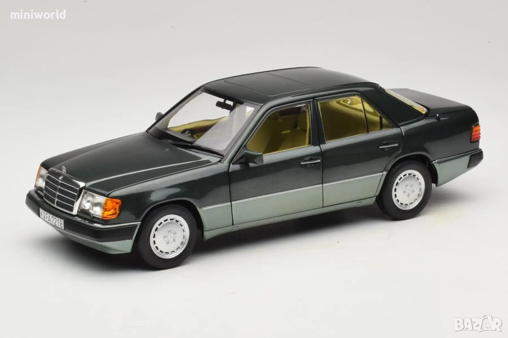 Mercedes-Brnz 230 E W124 1990 - мащаб 1:18 на Norev моделът е нов в кутия, снимка 1