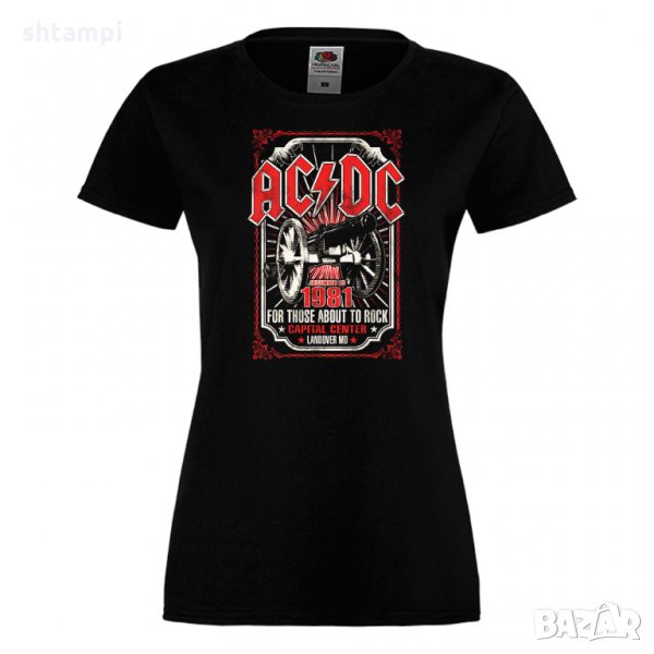 Дамска тениска AC DC 6, снимка 1