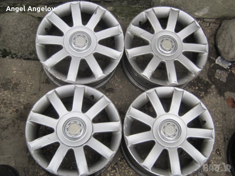 Алуминиеви джанти 15 цола 6,1/2J15H2 ET39 5x100 Ц.О 54.1 TOYOTA AVENSIS (T22) 2.0 D-4D, снимка 1