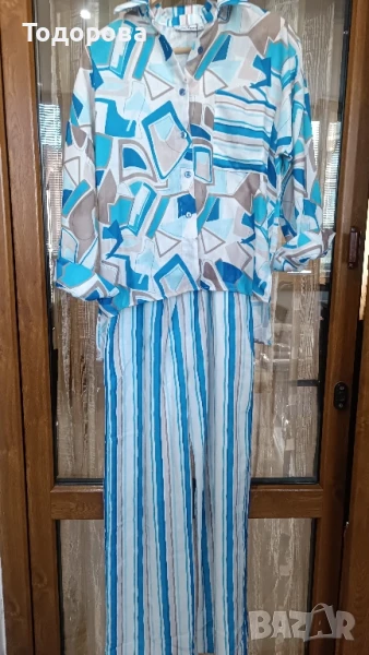 Нов комплект памук и лен , снимка 1