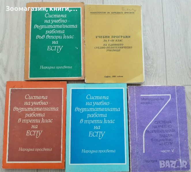 Система на учебно-възпитателната работа във 2-ри, 3-ти, 7-ми клас на ЕСПУ, снимка 1