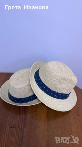 Шапка лятна с морски мотиви, снимка 1