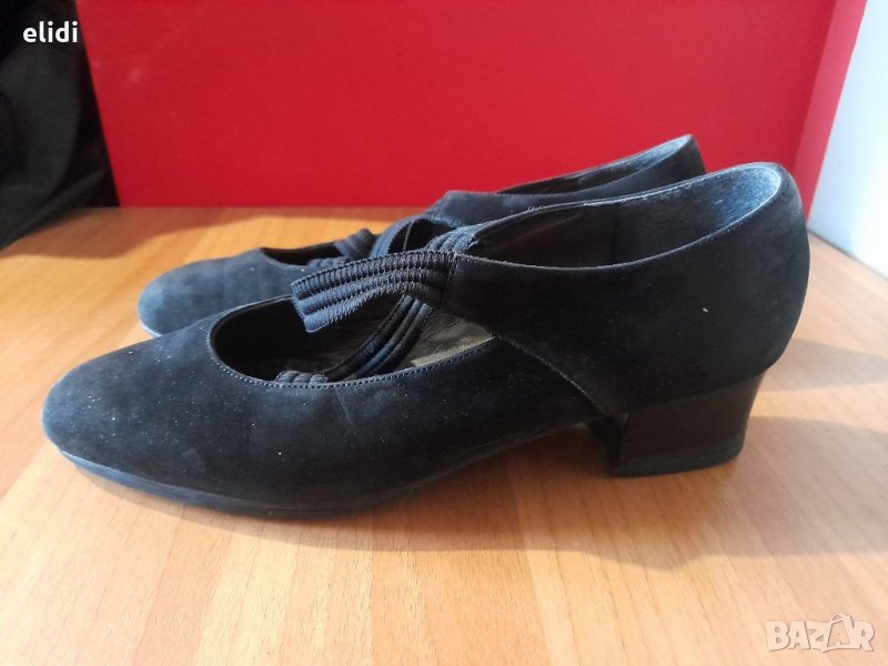 №40-40.5 HÖGL естествена кожа - велур, снимка 1