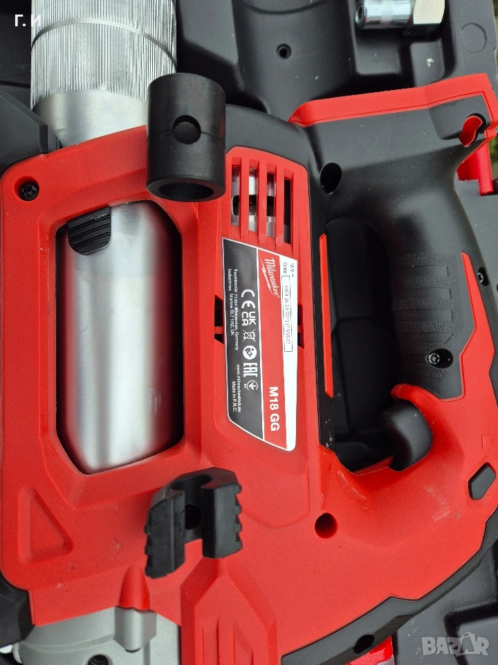 Акумулаторен такаламит Milwaukee M18 GG-201C, снимка 1