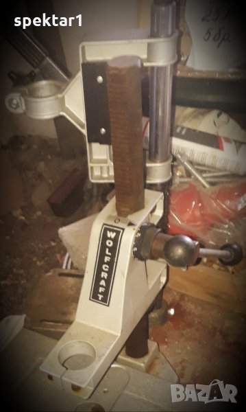 Германска стойка за бормашина на рейка, снимка 1