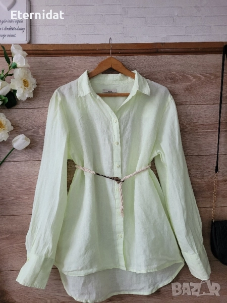 дамска риза лен , снимка 1