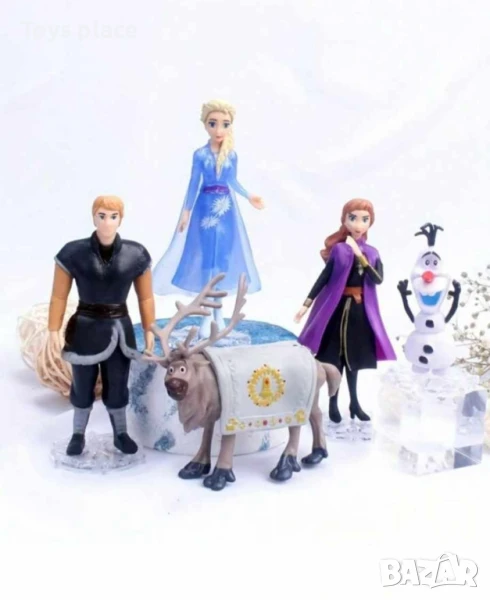 Комплект фигурки за торта Елза и Анна Frozen , снимка 1