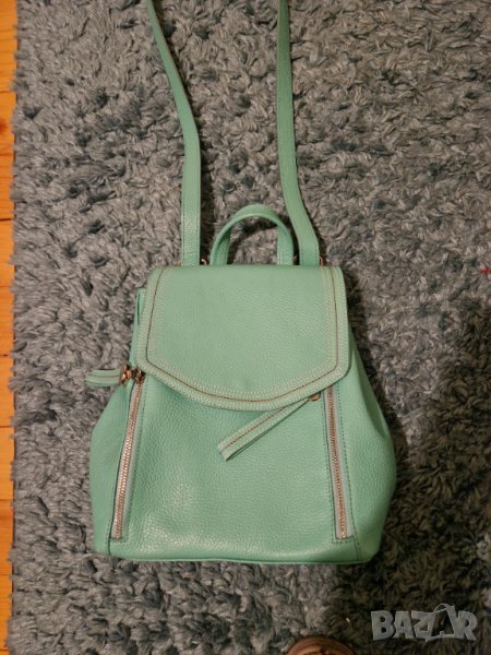 само днес Чанта раничка естествена кожа, снимка 1