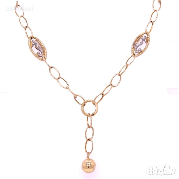 Златнo колие 5,25гр. 51,5см. 14кр. проба:585 модел:32550-1, снимка 1