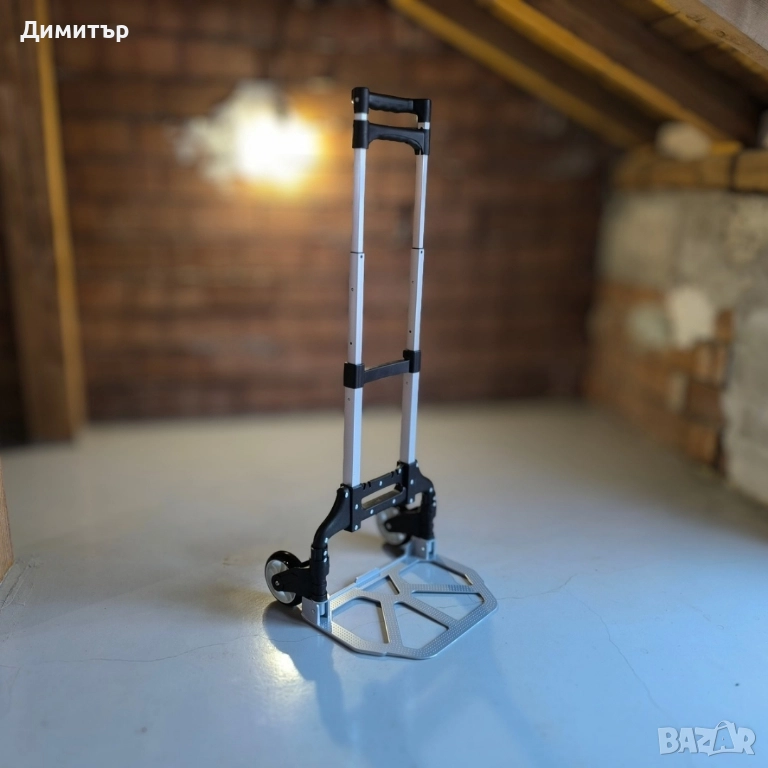Транспортна количка сгъваема 75кг НОВИ , снимка 1