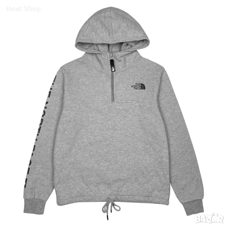Дамски суичър The North Face Sleeve Logo Quarter Zip Hoodie, снимка 1