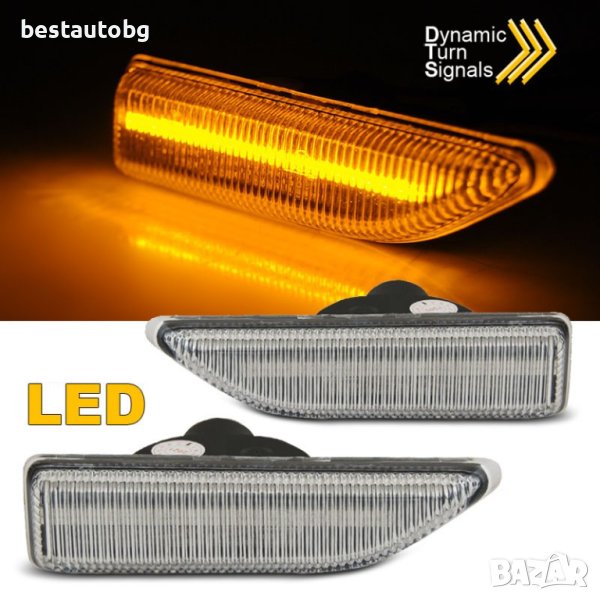 Диодни мигачи за Mini Cooper Countryman F60 (2017+) бели, снимка 1