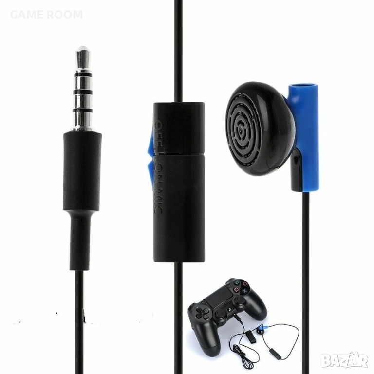 Жична моно слушалка за ps4 Playstation4 пс4 Плейстейшън4 , снимка 1