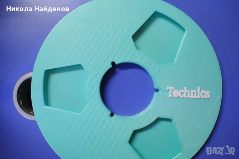 МАГНЕТОФОННИ РОЛКИ 26СМ.тюркоаз 35 лв., снимка 1