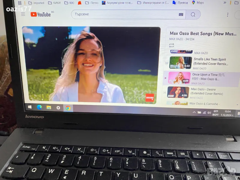 Бърз Лаптоп LENOVO L450 - 12 gb RAM  128 GB  SSD procesor i3 5005u, снимка 1