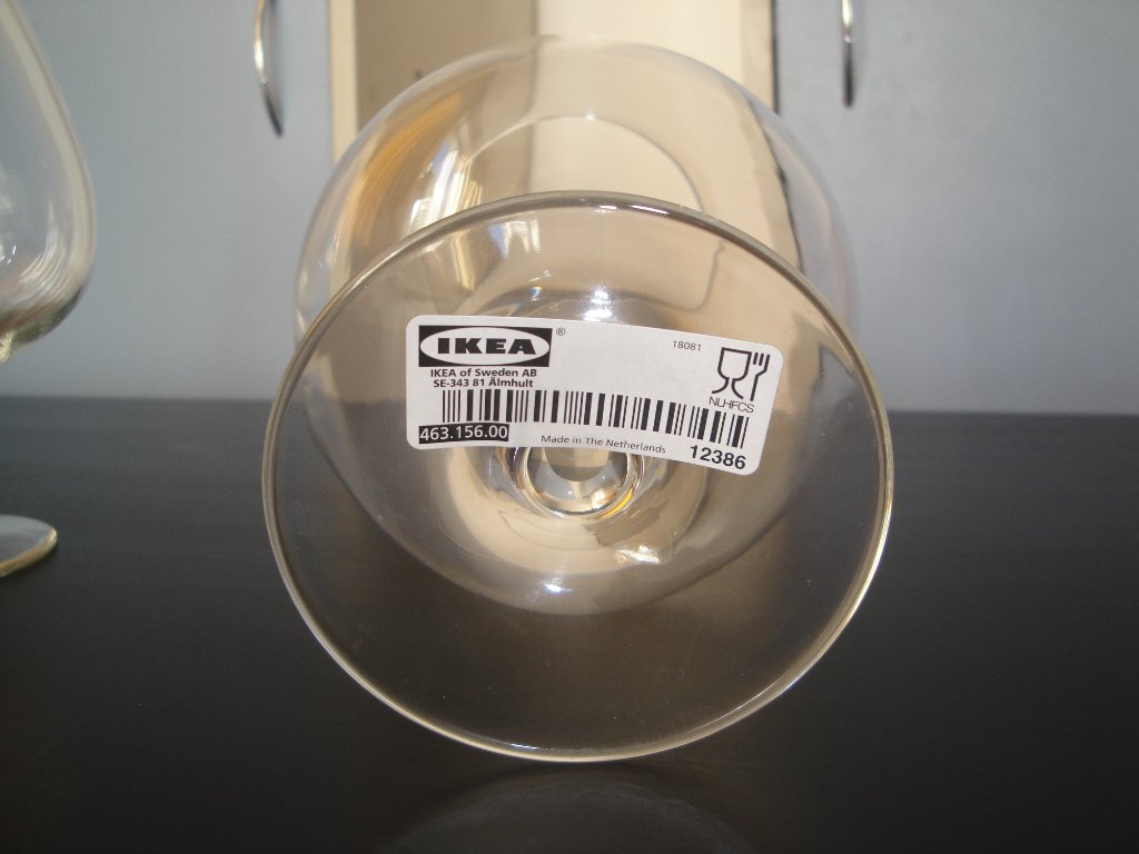 IKEA" / "ИКЕА" – 2 нови огромни стъклени чаши за алкохол (бренди, коняк,  уиски, ром), стъклена чаша в Чаши в гр. София - ID39215997 — Bazar.bg