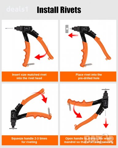 TOPSHAK RG1 Пистолет за нитове, снимка 8 - Други инструменти - 36740928