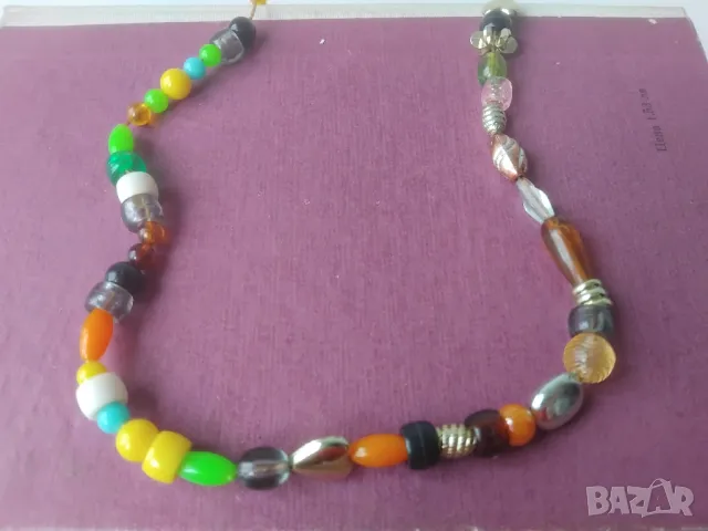 Дамско АРТ колие, снимка 3 - Колиета, медальони, синджири - 49260900