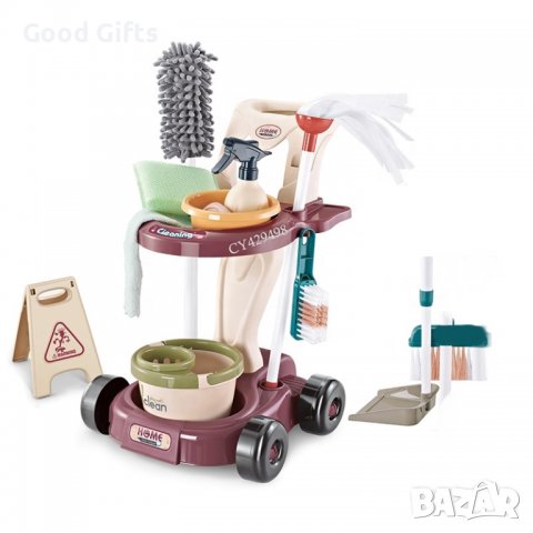 Детски луксозен комплект за почистване , 20 части