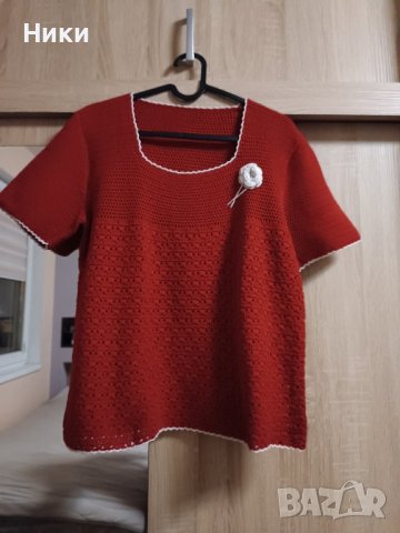 Дамски блузи и потници ръчно изплетени, снимка 7 - Потници - 41475778
