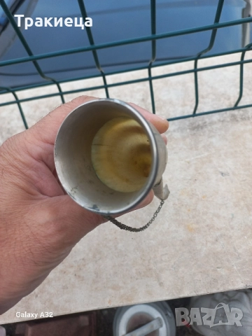 ВЪЗРОЖДЕНСКИ СРЕБЪРЕН РОГ ЗА ВИНО НАКИТ НОСИЯ , снимка 3 - Антикварни и старинни предмети - 51630196